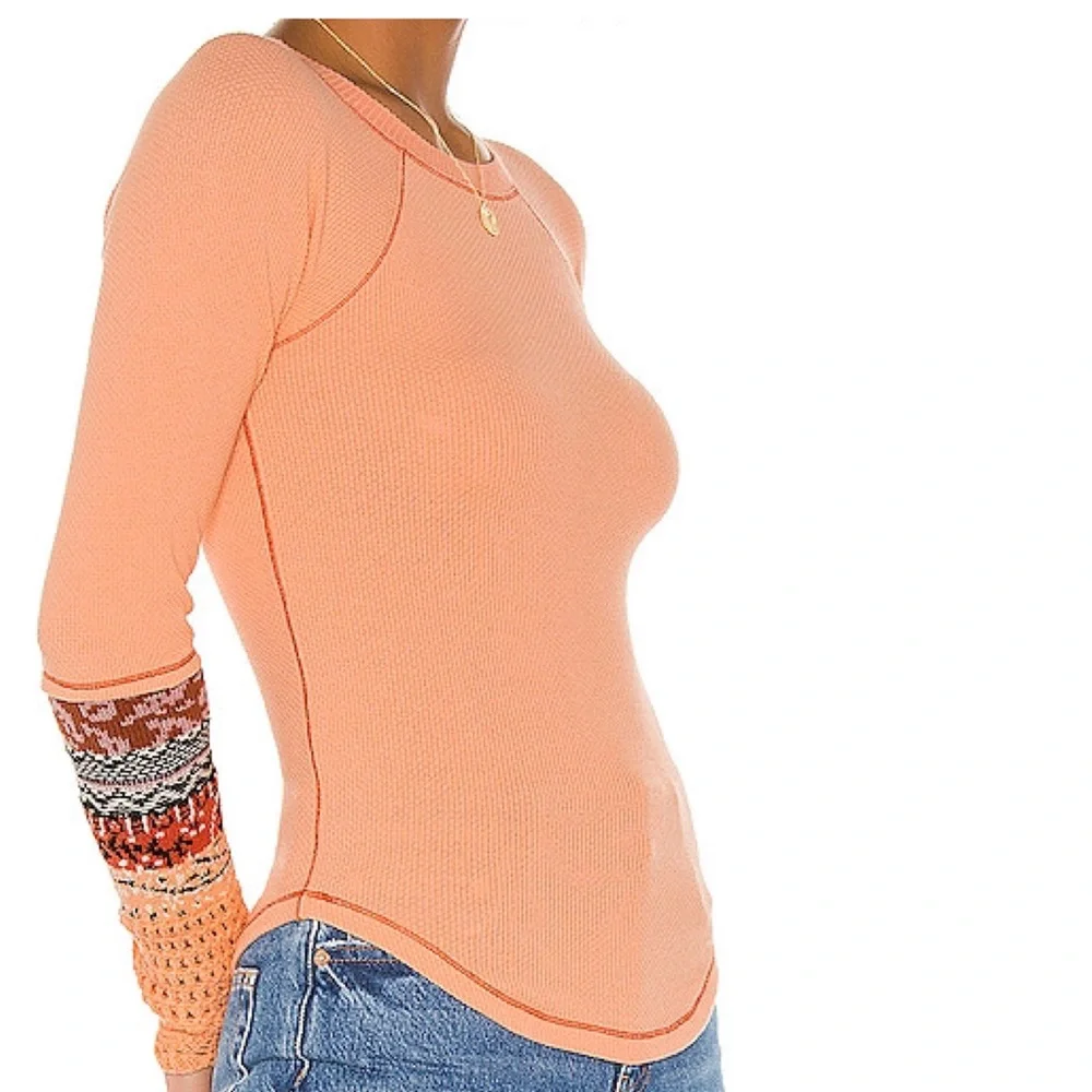 Free People mixed jacquard